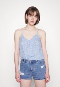 PIECES Tall PCNYA SLIP - Top - placid blue/white
