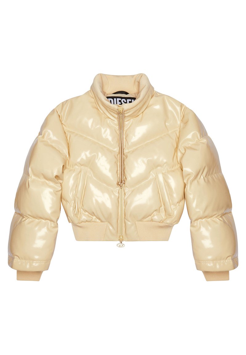 Diesel Gewatteerde jas beige