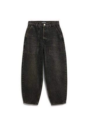 ARMEDANGELS, BAARLY HIGH WORKER BARREL JEAN - Wide leg - nutmeg