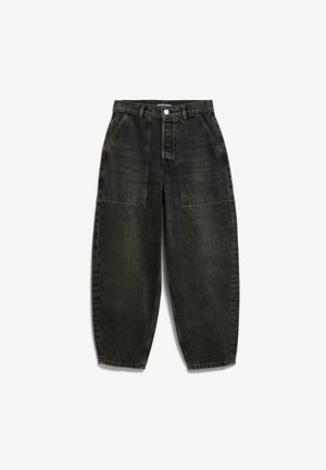 ARMEDANGELS, BAARLY HIGH WORKER BARREL JEAN - Wide leg - nutmeg