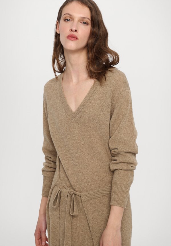 CARMEN WARP SKIRT DRESS - Jumper dress - camel3