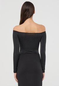 Terranova A CON STRASS - Maglietta a manica lunga - nero