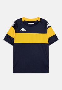 Kappa UNISEX - Športne majice - blue marine/yellow chrome