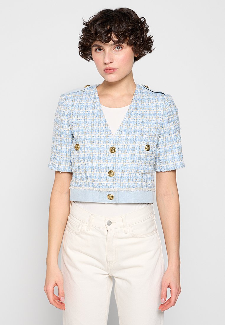 sandro Lichte jas lichtblauw