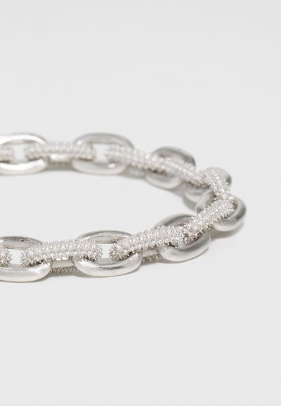 PATTARAPHAN SEMI TEXTURED SEAMLESS LINK BRACELET UNISEX - Karkötő - silver coloured