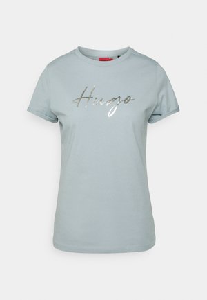 THE SLIM TEE - T-shirt med print - light pastel blue