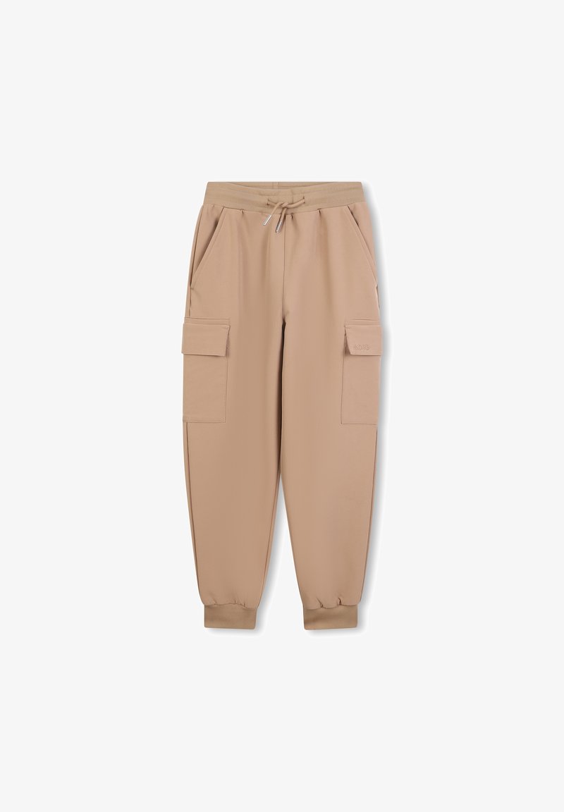 BOSS Kidswear JUNIOR JOGGING BOTTOMS - Treniņtērpa apakšdaļas - cookie