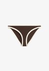 CONTRAST TRIM CLASSIC BIKINI BRIEFS - Bas de bikini - mottled light brown
