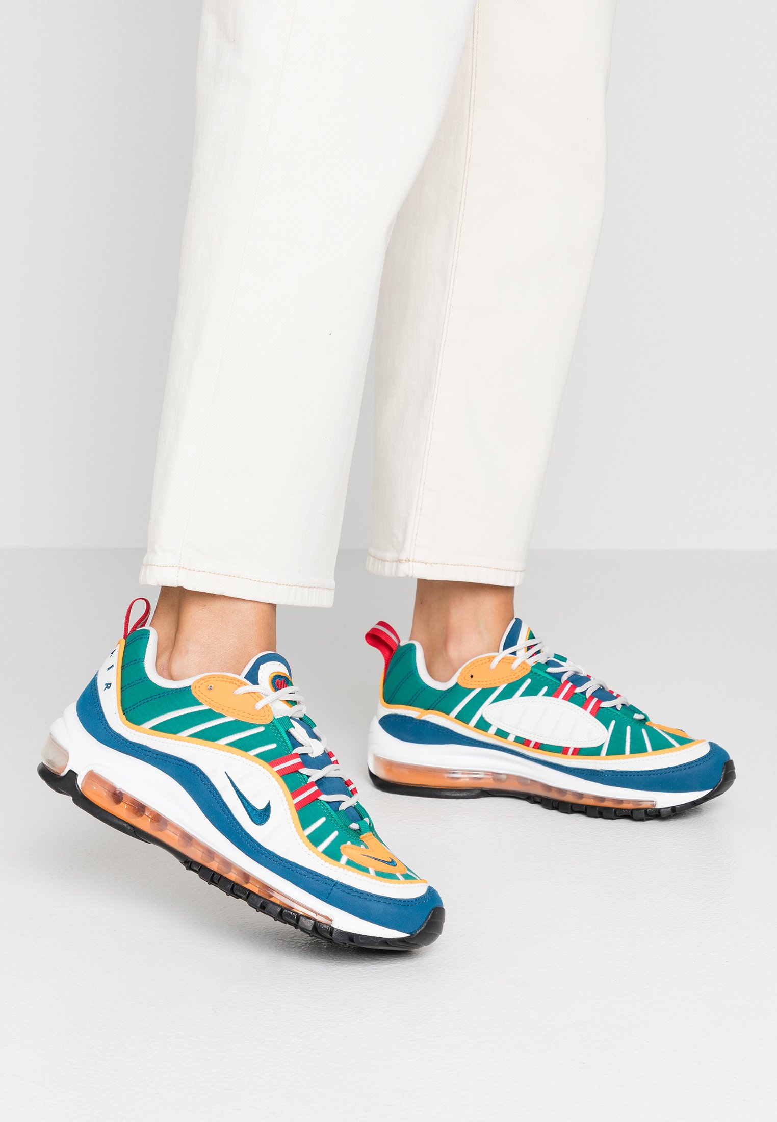 Nike Sportswear Air Max 98 Trainers University Red Blue Force Orange Peel Mystic Green Platinum Tint Black Red Zalando Ie Nike Sportswear Air Max 98 Trainers University Red Blue Force Orange Peel Mystic Green Platinum Tint Black Red Zalando Ie