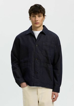 Selected Jachetă din denim - dark blue denim