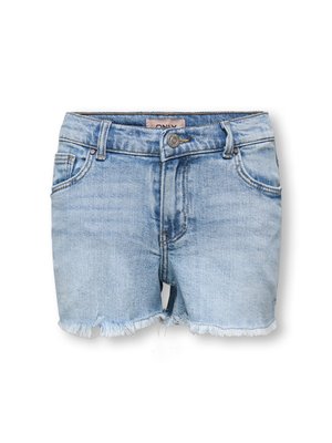ONLY GIRLS, JEANSSHORTS DETAILREICHE - Τζιν σορτς - light blue denim