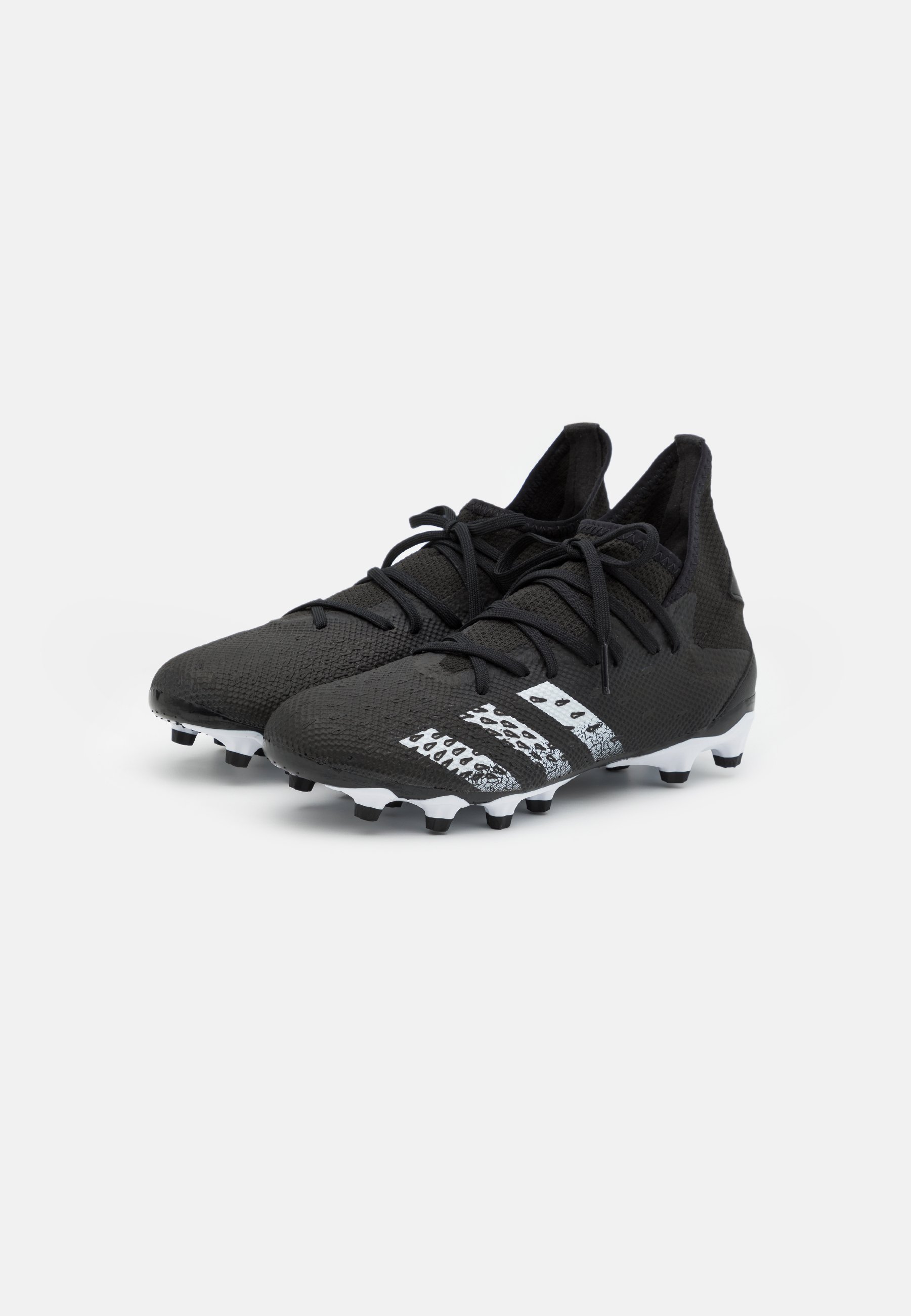 adidas Performance PREDATOR FREAK .3 MG - Moulded stud football boots -  core black/footwear white/black - Zalando.de