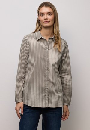 GESTREIFTE - Hemdbluse - braun