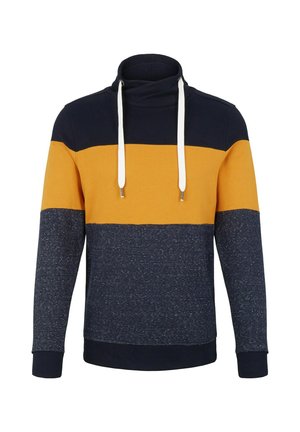 MIT BLOCKING - Sweatshirt - flame brown