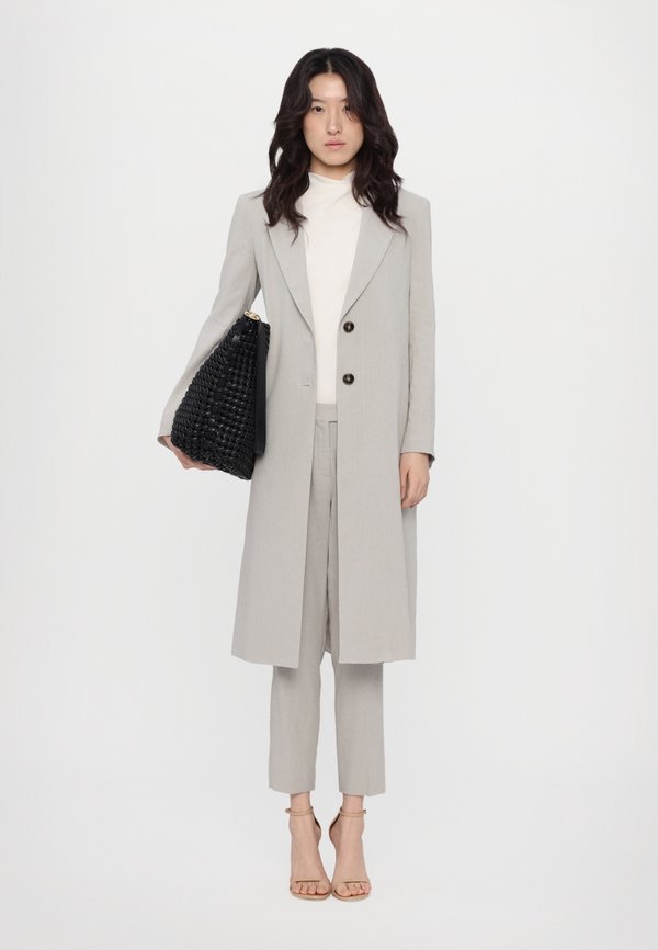 RENATA - Classic coat - sabbia3