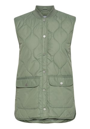 BYCANNA WAISTCOAT  - Väst - hedge green