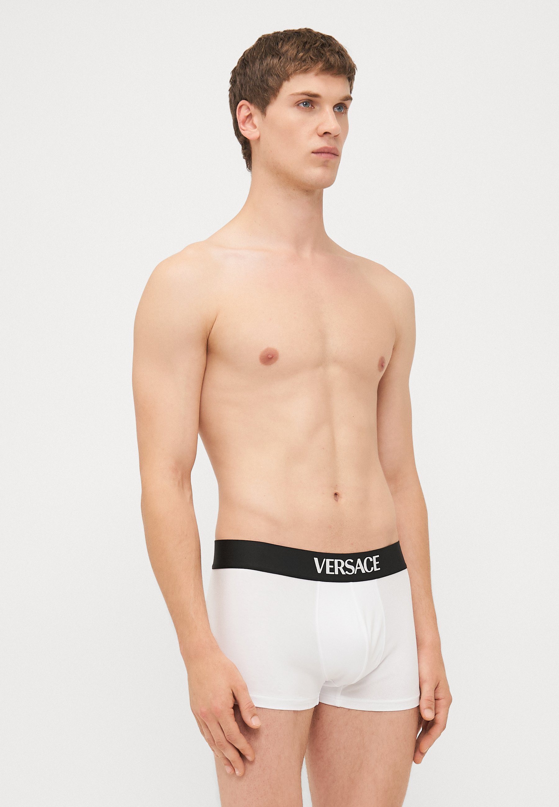 Versace ESSENTIAL TRUNK 2 PACK - Boxers - optical white/écru - ZALANDO