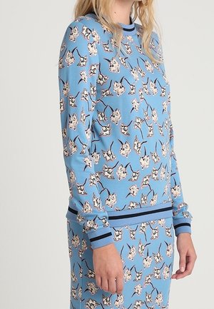 Langærmet T-shirt - light blue