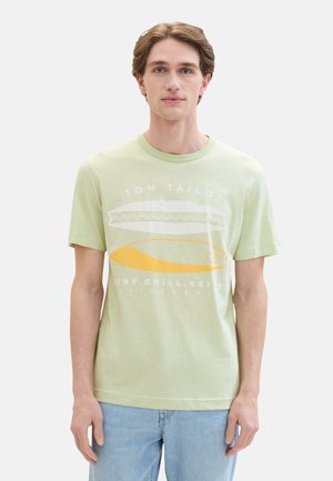 KURZARM - Print T-shirt - grün