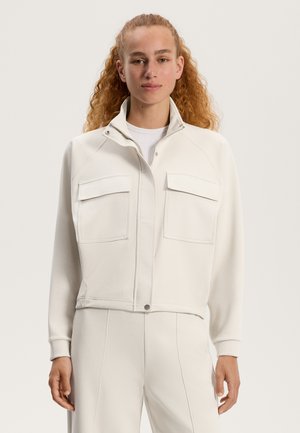 PIQUÉ WITH COTTON AND POCKETS - Summer jacket - sand
