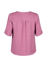 Zizzi MIT V-AUSSCHNITT - Bluza - bordeaux
