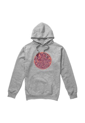 Cotton Soul, WILLY WONKA AND THE CHOCOLATE FACTORY/CIRCLE LOGO - Hoodie - mottled light grey