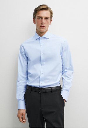 Massimo Dutti SLIM FIT 100% COTTON SHIRT - Businesshemd - mottled light blue