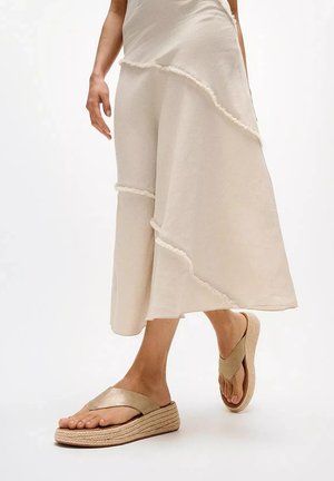 FitFlop, F-MODE TOE-POST - Espadrilles - gold-coloured