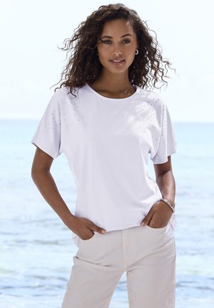 LASCANA, T-SHIRT - Print T-shirt - lavendel