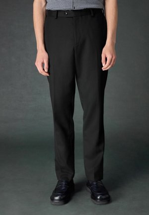 Next TEXTURED STRIPE - REGULAR FIT - Püksid - black
