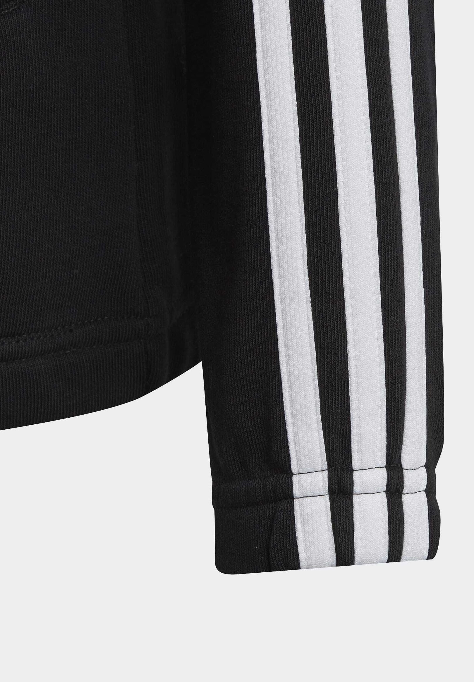 adidas black and white striped sweatshirt