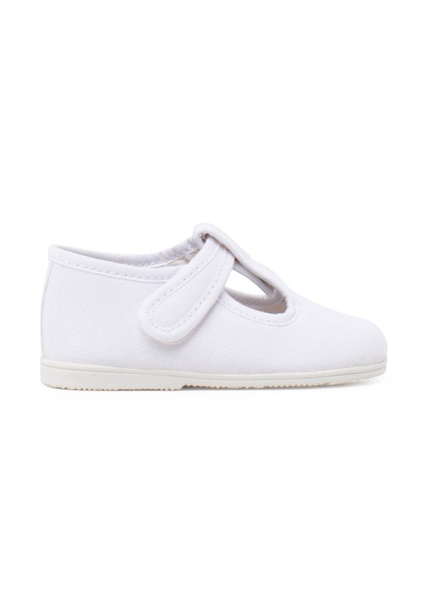 PEPITOS FINA CIERRE ADHERENTE - Lauflernschuh - blanco