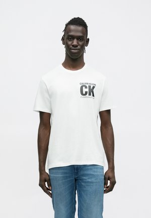 CORNER GRAPHIC - Print T-shirt - brilliant white