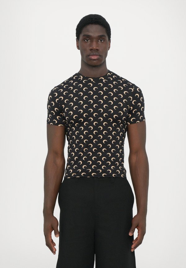 MOON SHORT SLEEVES UNISEX - Print T-shirt - inverse tan3