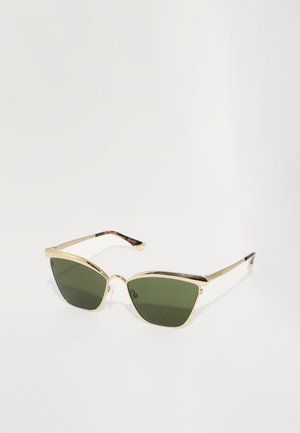 SCOTTSDALE - Gafas de sol - light gold-coloured/green