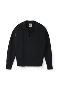 Strickpullover - schwarz