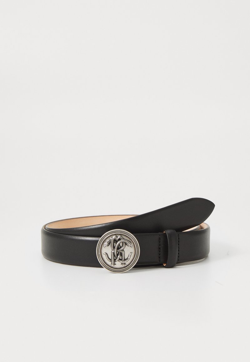 Roberto Cavalli LOGO BELT UNISEX - Belt - black
