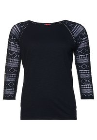 Superdry & Co Jednoduché tričko - mottled dark blue
