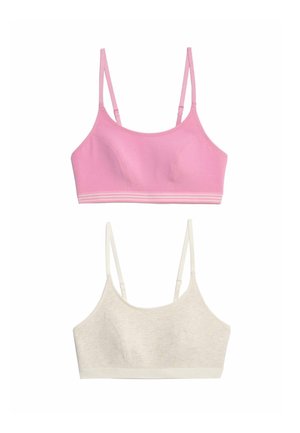 2PK  CROP   - Bustier - rose mix