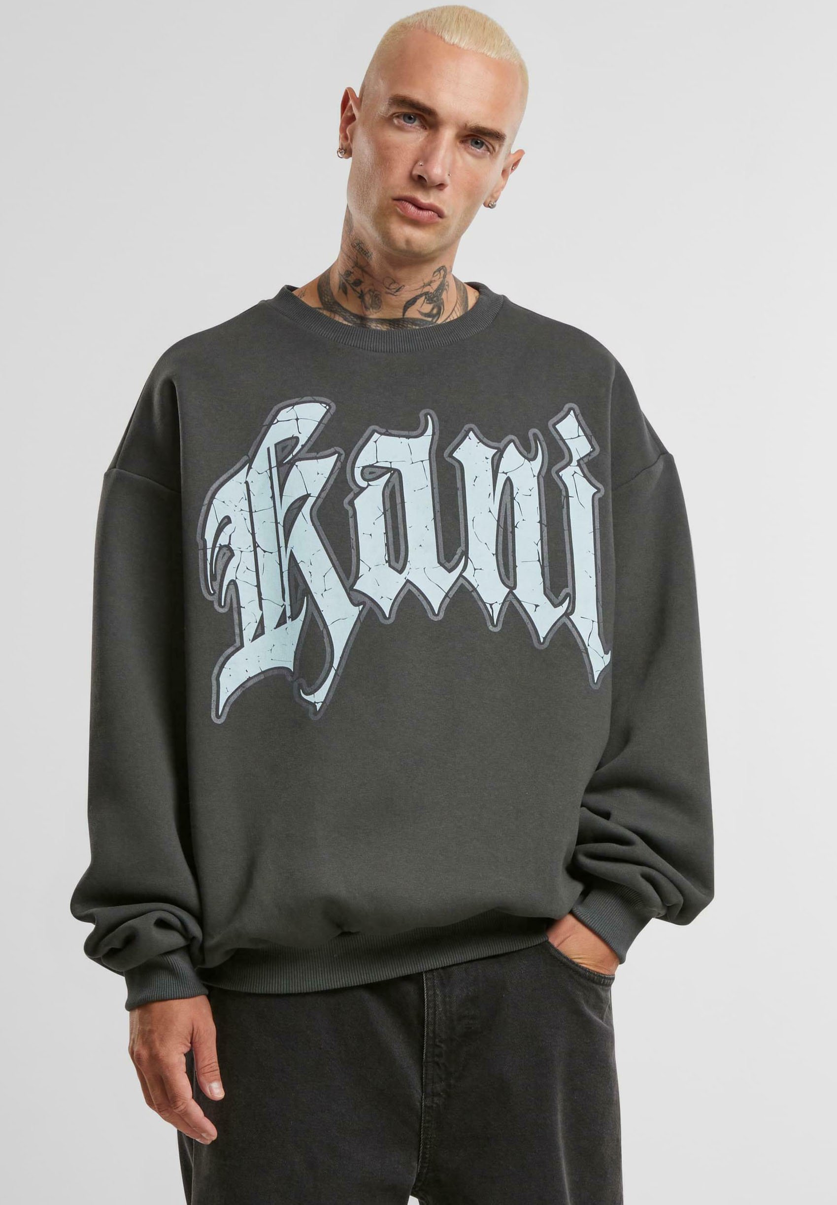 KARL KANI◆カールカナイ Inside Out Crew [Dark Gray] Karl Kani INSIDE OUT CREW - Sweatshirt - grey - Zalando