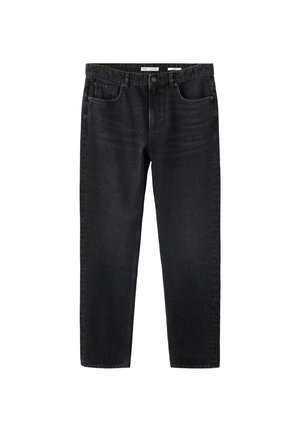 Mango, ADULT - Jean droit - black denim