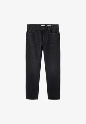 Mango, ADULT - Jean droit - black denim