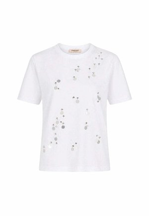 TWINSET, T-SHIRT DONNA - T-shirt con stampa - bianco