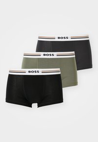 Unselected, black/green