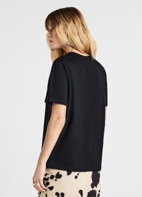 Calliope SCRITTA STRASS - T-shirt con stampa - ultrablack