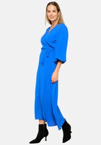 LolaLiza WRAP WITH BALLOON SLEEVES - Maxi šaty - blue