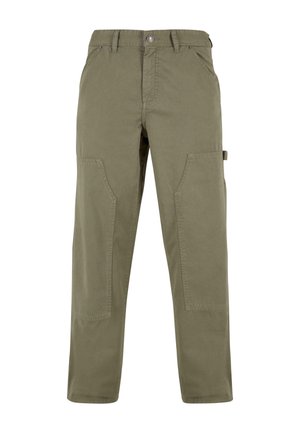 Urban Classics DOUBLE  - Tygbyxor - palegreen