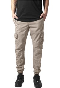 Urban Classics - JOGGING - Cargo trousers - sand Thumbnail Image 1