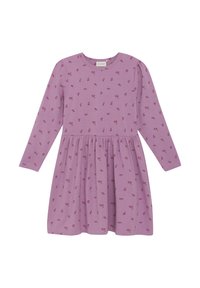 Minymo LONG SLEEVES ALL OVER PRINT - Jerseykleid - mauve orchid