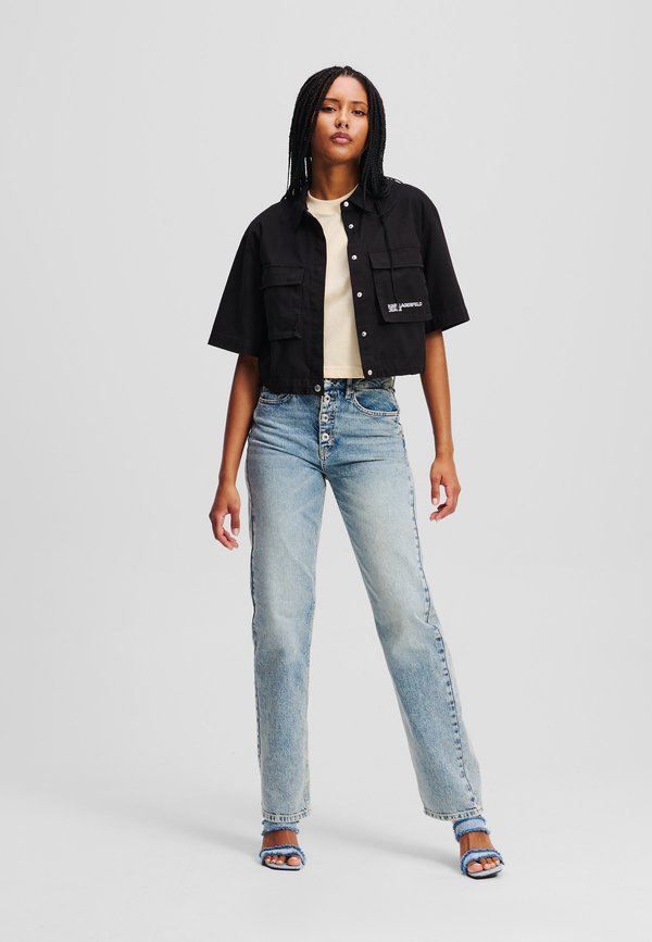 HIGH-RISE  - Jeans Straight Leg